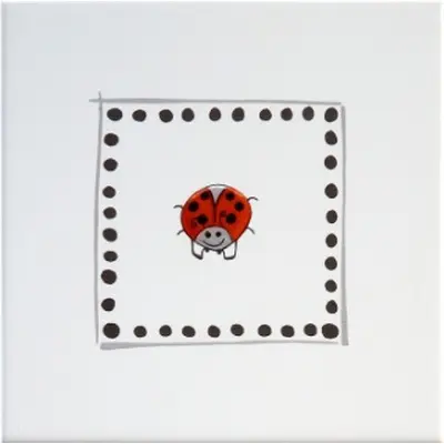 Senio La Fantasia Singolo Coccinelle 20x20