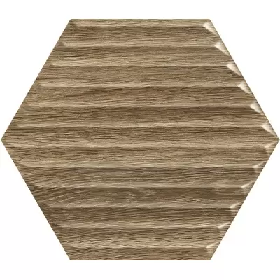Grupa Paradyz Woodskin Grys Heksagon Struktura B sciana 19,8x17,1