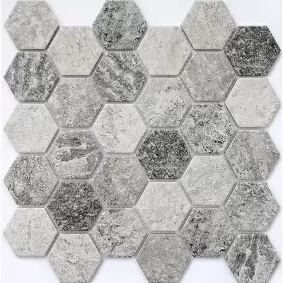 Bonaparte Керамогранитная мозаика Olmeto Grey 28.2x27.1