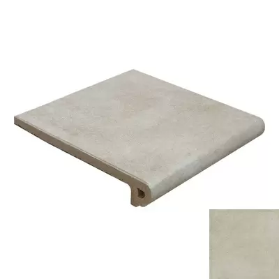 Gres de Aragon Capri 905085 Peldano Redondo 33 Hueso 32.5x33