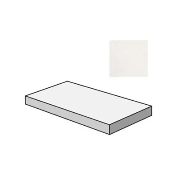 Flaviker PI.SA Palette 0017487 Milk Gradone Angolare Dx 32x120 - керамическая плитка и керамогранит