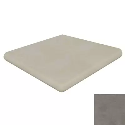 Gres de Aragon Capri 905099 Esquina Redonda Carbon 33x33