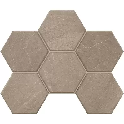 Estima Gabbro GB02 Grey Hexagon Неполированный 25x28.5