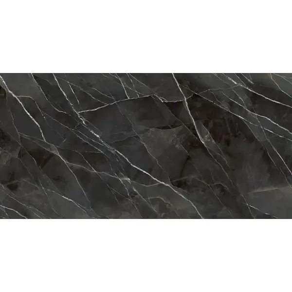 Laminam Diamond LAMFFM0206_IT Calacatta Black Lucidato Starlit B.M. Face A 5,6mm 162x324