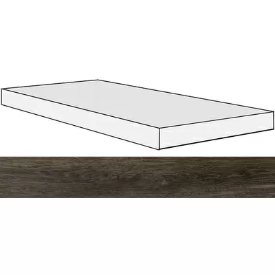 Rex Ceramiche Planches 756116 Choco Angolo Gradino DX/SX 40x120