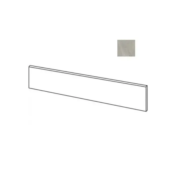 Sant Agostino Bergstone CSABBEGR90 Battiscopa 90 Grey 7,3x90