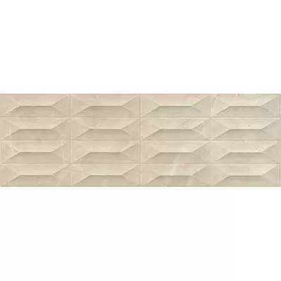 Marazzi Marbleplay Wall M4PH Marfil Struttura Gem 3D Rett. 30x90