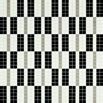 Bisazza Decori 20 06004248VL Alternance Noire Blanc 64.7x64.7