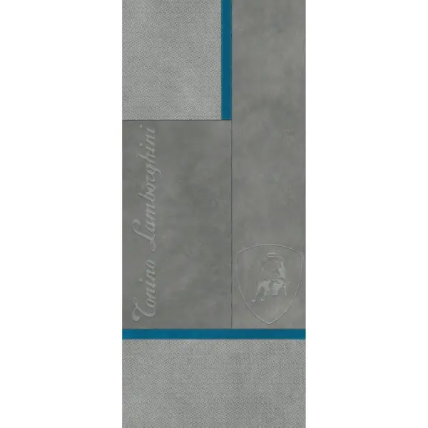 Tonino Lamborghini Korium 167561 Grey Blue Square Logo 120x280 - керамическая плитка и керамогранит