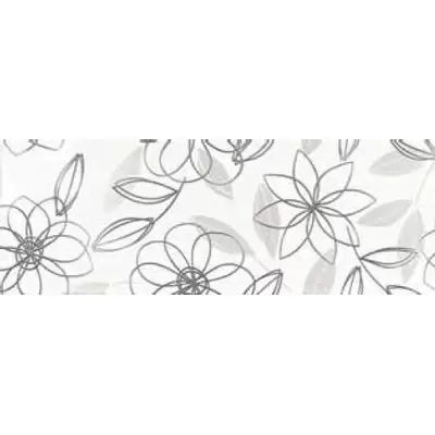Roca Calypso Inserto Garden Blanco 25x70