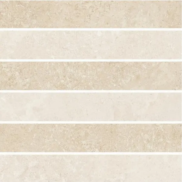 Cerim Ceramiche Elemental Stone 767175 Cream Limestone Mos 3D Nat 30x30