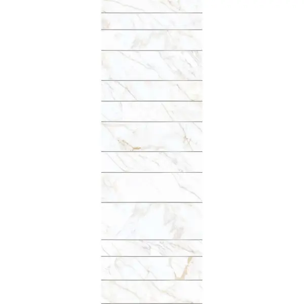 Marazzi Magnifica M8FN Calacatta Gold Mosaico Strip Ins Metallo 60x180