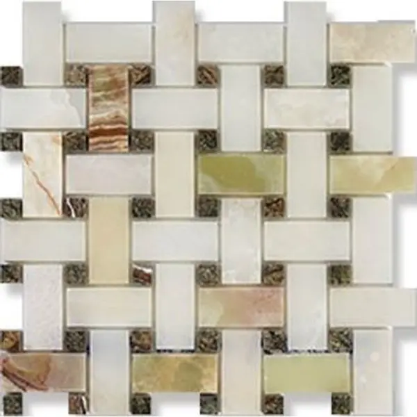 Art&Natura BASKET WEAVE Verde Onix + Rain Forest Green 30,5x30,5