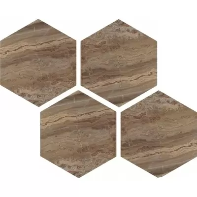 Casalgrande Padana Marmoker 2236125 Esagoni Birimbau Lucido 21,5x25