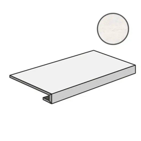 Sant Agostino Timewood CSAGTWWH12 Gradino White 33x120