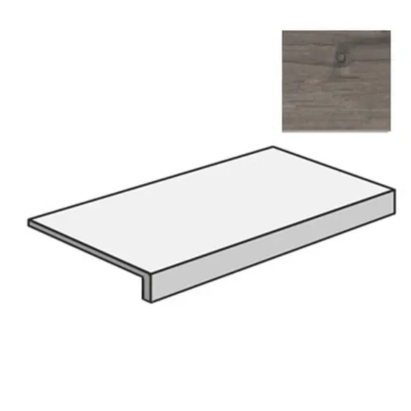 Flaviker PI.SA Dakota DKRT232A Gradone Top Tortora 32x120