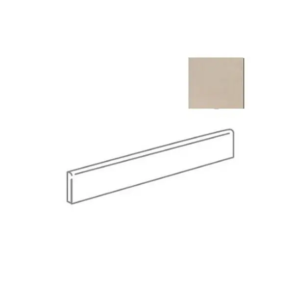Cerim Ceramiche Easy Life 781374 Porridge Matte Silk Battiscopa 4,6x120