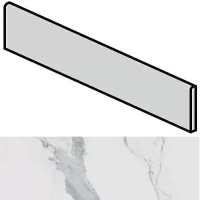 Rex Ceramiche I Classici Di Rex 748343 Statuario Battiscopa Glossy 60x4.6