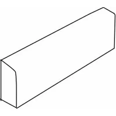 41zero42 Mate 4100093 Marmo Nero Skirting 7x60