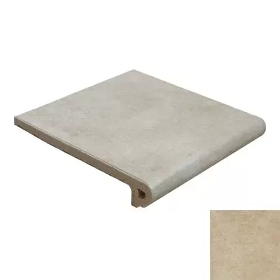Gres de Aragon Capri 905084 Peldano Redondo 33 Beige 32.5x33