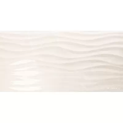 Love ceramica (Love Tiles) Marble Curl Cream Shine 35x70