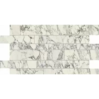 Casa Dolce Casa Stones and More 2.0 756701 Arabescato White Glossy Listello Sfalsato 30x60