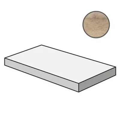 Sant Agostino S Wood CSAGASWS33 Gradone Angolare 120 Sx Sand 33x120