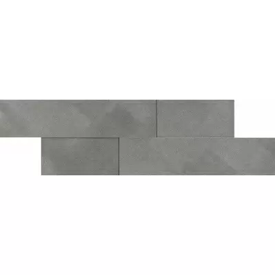 Apavisa Aluminium 8431940350108 Silver Spazzolato Mosaico Brick 58.5x19