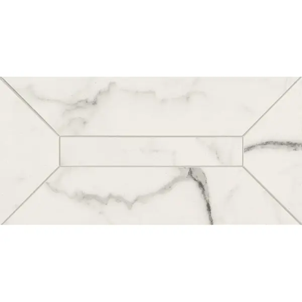 Marazzi Allmarble MMR5 Statuario Listone 3D Lux 15x30