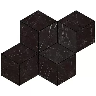 Atlas Concorde Marvel Stone AS2K Nero Marquina Mosaico Esag. Lapp. 30x35