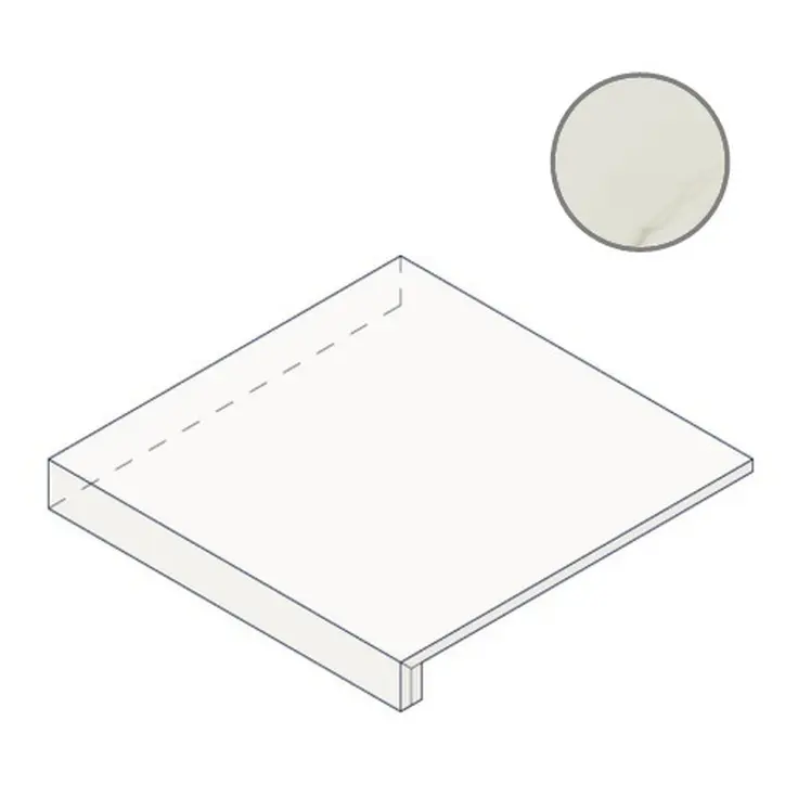 Atlas Concorde Russia Empire 620070002061 Calacatta Diamond Scalino Angolare Sx 33x160