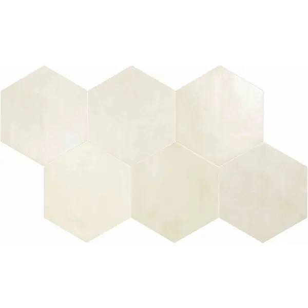 DNA Tiles Spark 130057 Ivory Matte Hex 15x17,3 - керамическая плитка и керамогранит