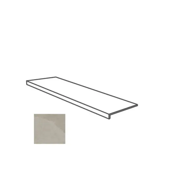 Impronta italgraniti Shale SL06G5R Gradone con Toro Taupe 30x120