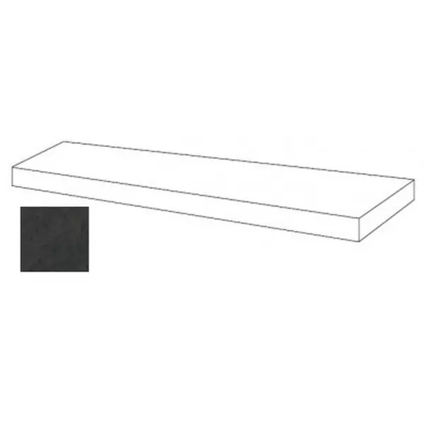 Atlas Concorde Russia Forte Dei Marmi Rock 610010005835 Venaria Black Scalino Angolo Dx 33x120