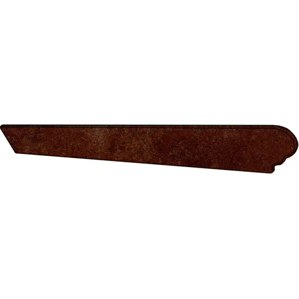 Gres de Aragon Urban 905643 Tapa Peldano Redonda Urban Caoba izda (Left) 3,6x33