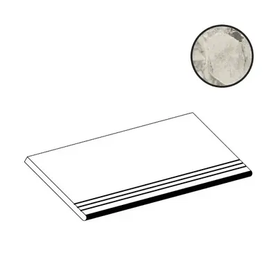 Atlas Concorde Russia Forte Dei Marmi 620040000153 Ceppo Apuano Pearl Gradino Lineare Angolo Dx 30x60