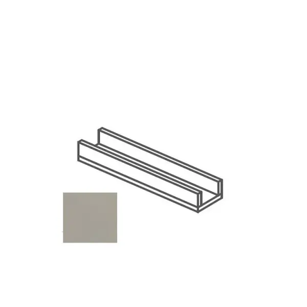 Impronta italgraniti Nuances NU06CA6 Canalina Tortora 14x60x8