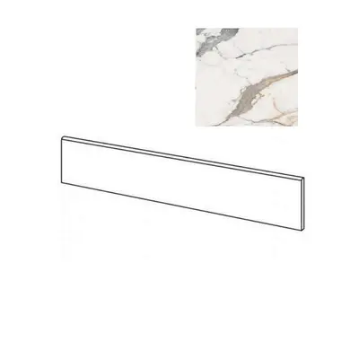 Rex Ceramiche Les Origines 770362 Or Matt 9mm Battiscopa 4,6x60