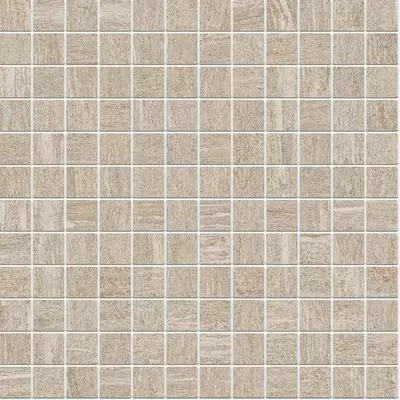Monocibec Ceramiche Crest 86245 Sand Mosaico Mosaico 2.5x2.5 Su Rete 30x30