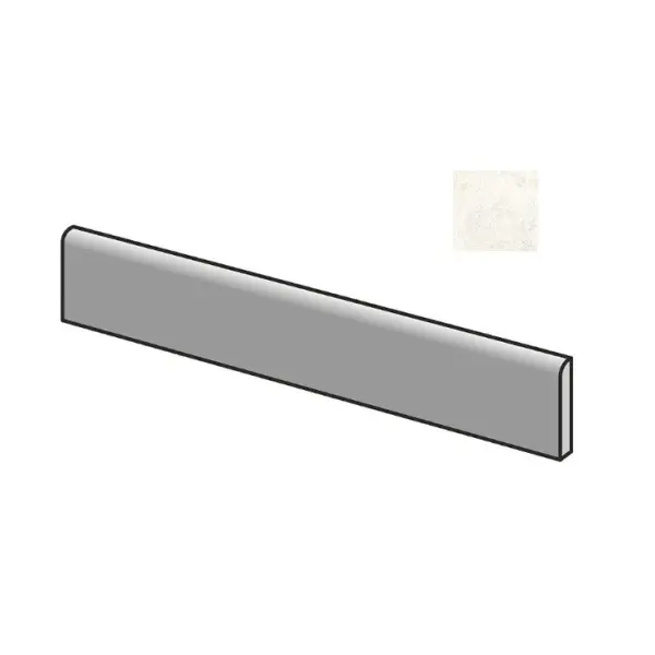 Sant Agostino Via Appia CSABACWK60 Battiscopa Appia Cross Cut White Kry 7,3x60