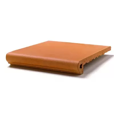 Gres de Aragon Natural 901252 Peldano Redondo 33 Malí 32.5x33