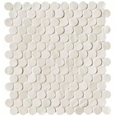 Fap Ceramiche Brooklyn fNLE Round Snow Mos. 29.5x32.5