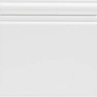 Ceramiche Grazia Boiserie ZO05 Zoccolo Bianco Craquele 20x20