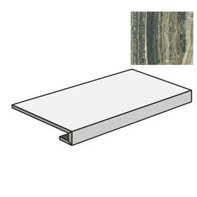 Rex Ceramiche Eccentric Luxe 779064 Mint Glossy 9mm Gradone 33x120