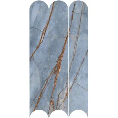 Rex Ceramiche Heritage Luxe 775658 Trinity Azure Glossy 30x60
