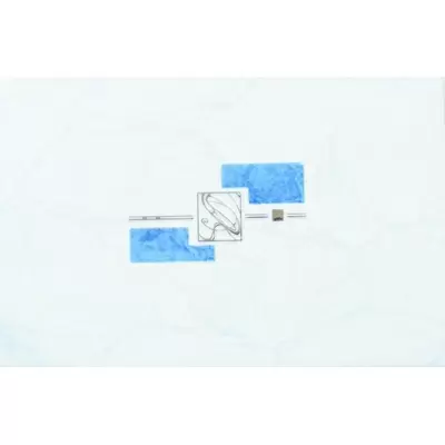 Golden Tile Александрия Голубой СБ 20x30