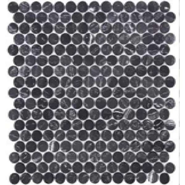 Мозаика Round JS2006YX-HB Black Dark Black Nat 29x29