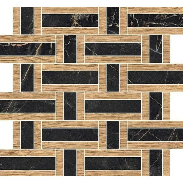 Vallelunga Doro & Malfi A2DOR70T72MS Legno Basket T72 Satin 3D 30x33 - керамическая плитка и керамогранит