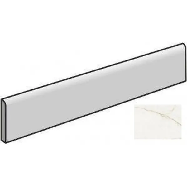 Atlas Concorde Russia Forte Dei Marmi Quark 610130007536 Sahara Blanc Battiscopa Matt 7,2x60