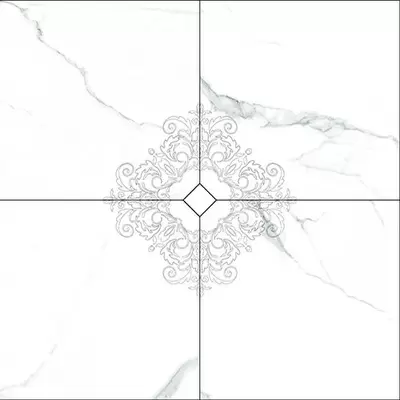 Vallelunga I Marmi 6000601 Composizione 4pz Carrara 120x120
